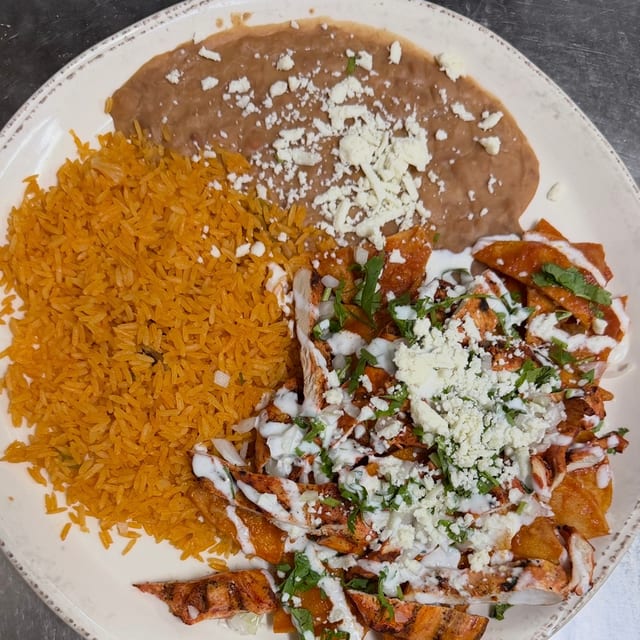 Chilaquiles Grill Chicken.