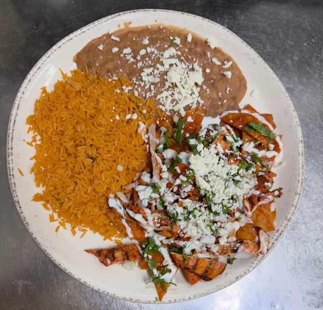 Chilaquiles Grill Chicken.