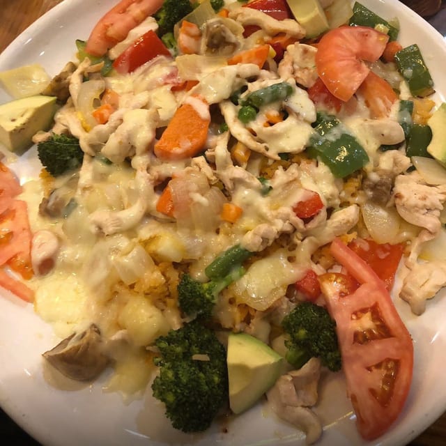 (L) Mexican Stir Fry.